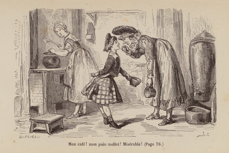 Ilustrace k filmu Un Bon Petit Diable (rytina) od Horace (after) Castelli