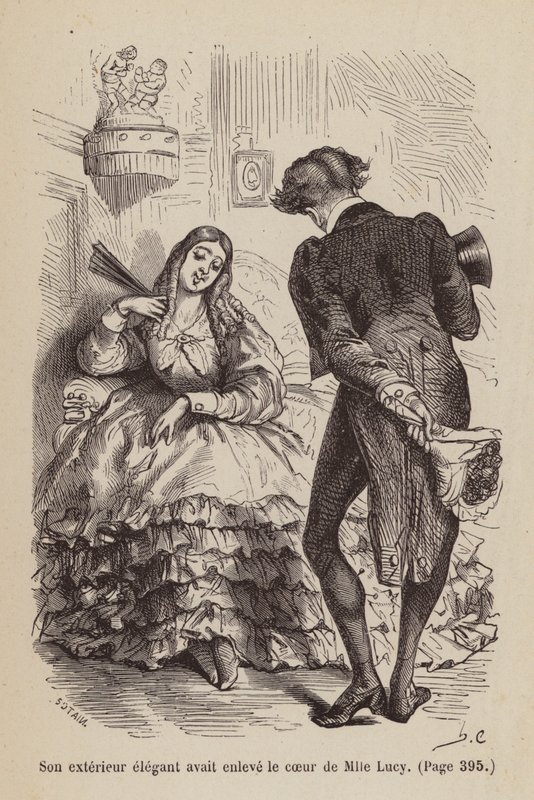 Ilustrace k filmu Un Bon Petit Diable (rytina) od Horace (after) Castelli