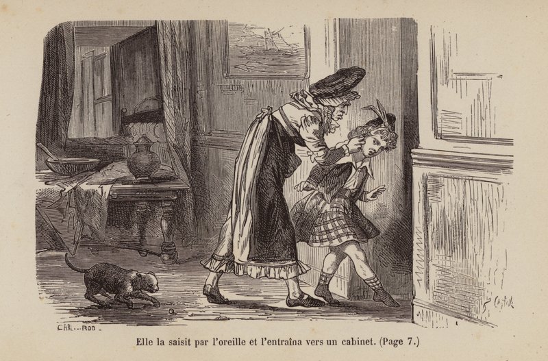 Ilustrace k filmu Un Bon Petit Diable (rytina) od Horace (after) Castelli