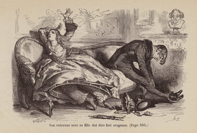 Ilustrace k filmu Un Bon Petit Diable (rytina) od Horace (after) Castelli