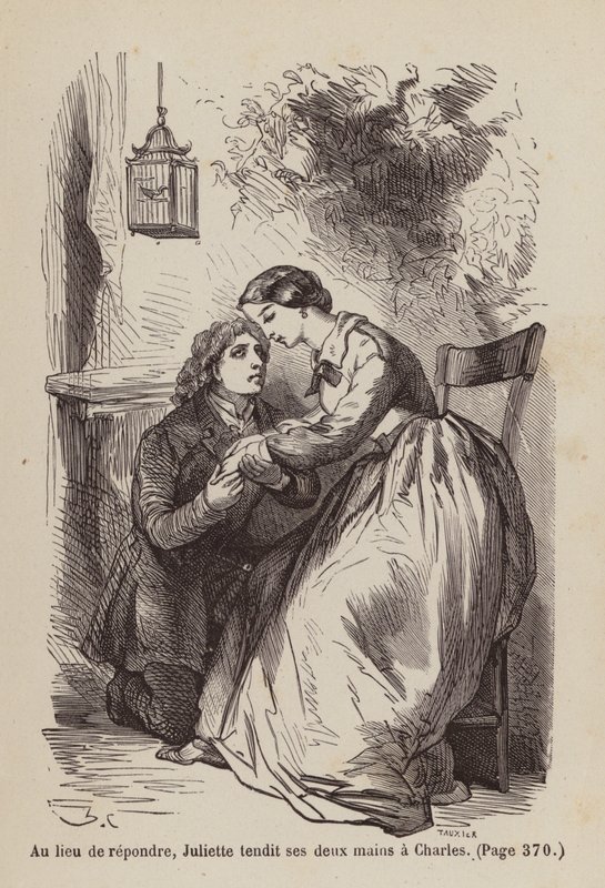 Ilustrace k filmu Un Bon Petit Diable (rytina) od Horace (after) Castelli