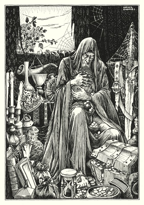 Ilustrace ke Kázání na hoře (rytina) od Horace J. Knowles