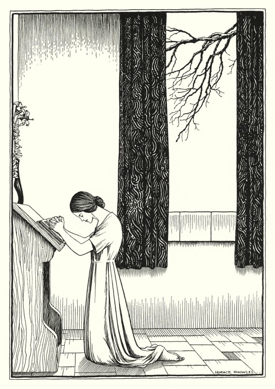 Ilustrace ke Kázání na hoře (rytina) od Horace J. Knowles