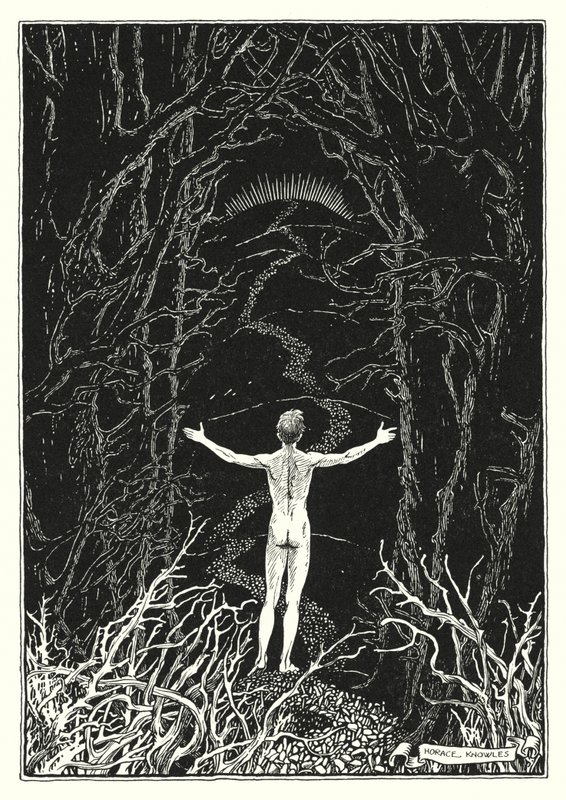 Ilustrace ke Kázání na hoře (rytina) od Horace J. Knowles