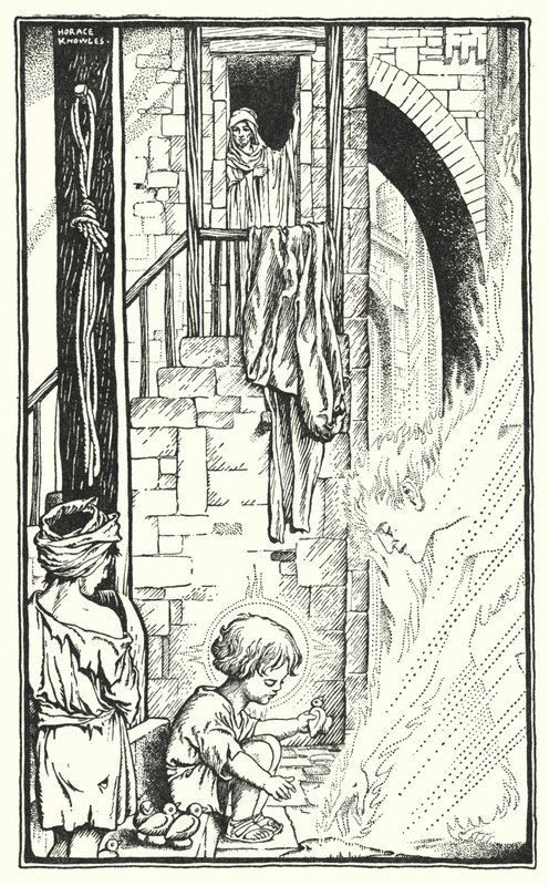 V Nazaretu (litografie) od Horace J. Knowles