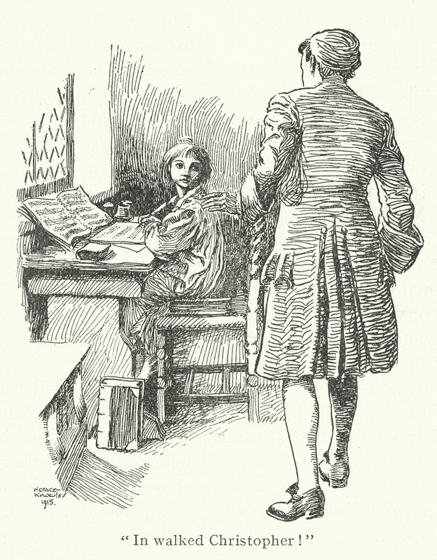 In walked Johann Christoph Bach (litografie) od Horace J. Knowles