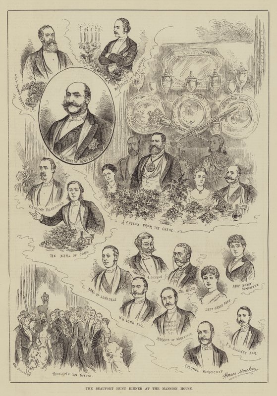 Beaufortova lovecká večeře v Mansion House od Horace Morehen
