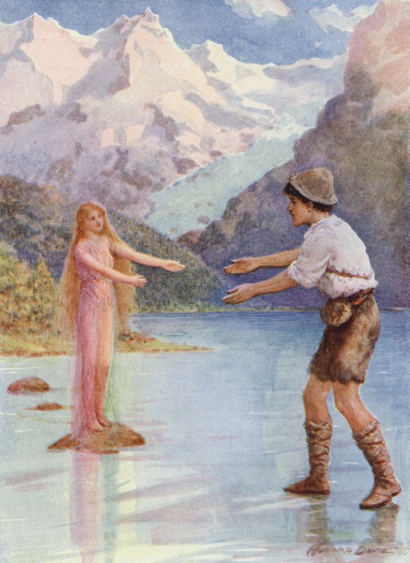 "Pojď," řekly rty Fantiny" z "Malconseil" (barva litho) od Howard Davie