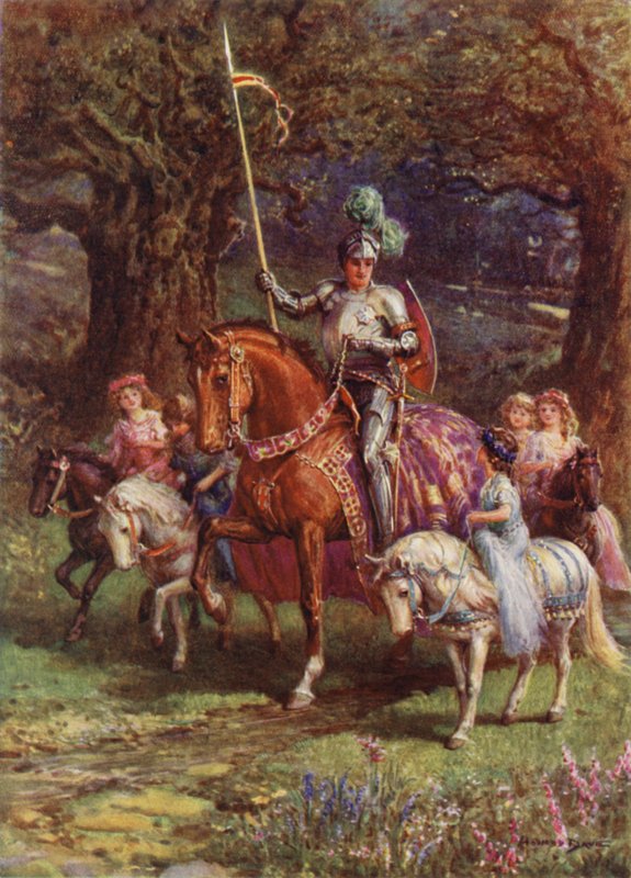 Svatý Patrik z Irska (barevné lito) od Howard Davie