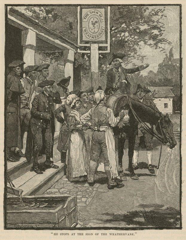 Zastaví se u Znamení korouhvičky od Howard Pyle