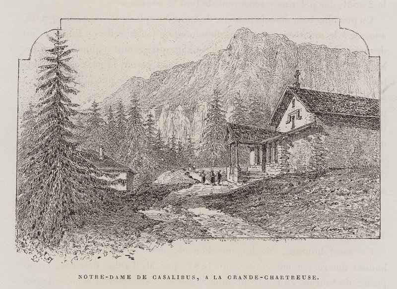 Notre-Dame De Casalibus, A La Grande-Chartreuse (rytina) od Hubert Clerget