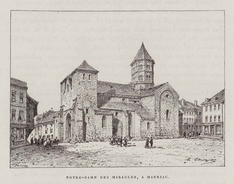 Notre-Dame Des Miracles, A Mauriac (rytina) od Hubert Clerget