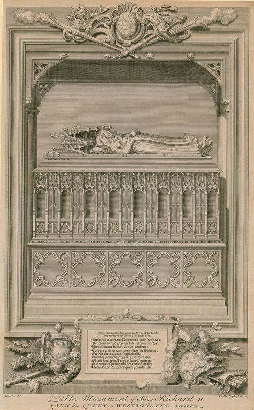Pomník krále Richarda II a Anny jeho královny od Hubert Francois Gravelot