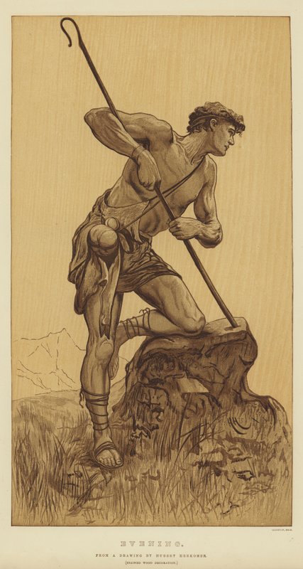 Večer od Hubert von Herkomer