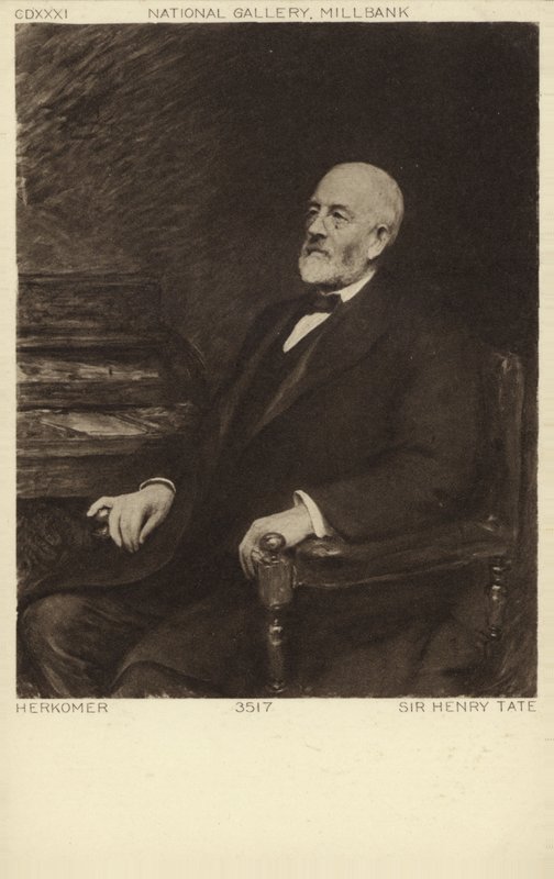 Sir Henry Tate , anglický obchodník s cukrem a filantrop od Hubert von Herkomer