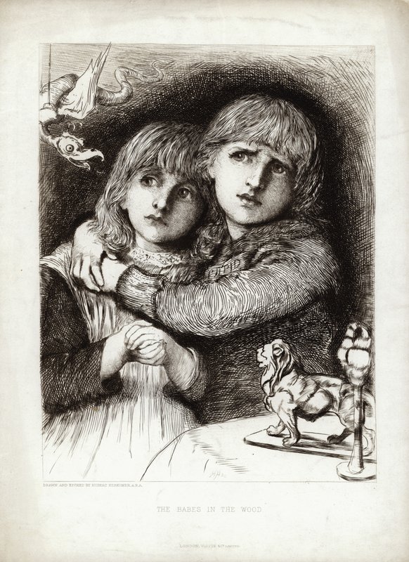 Holky v lese od Hubert von Herkomer