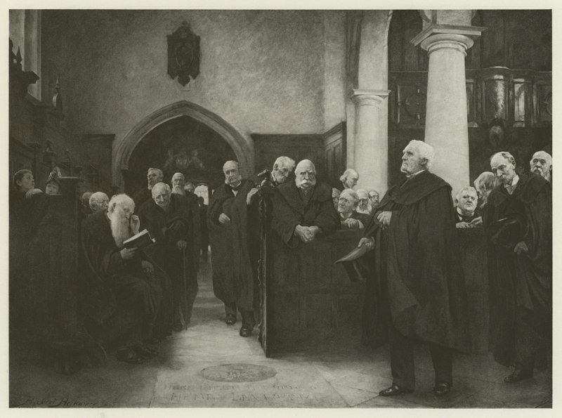 Kaple Charterhouse (hlubotisk) od Hubert von Herkomer