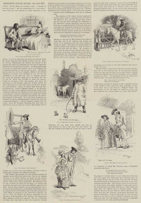 Studie 18. století, staré a nové od Hugh Thomson