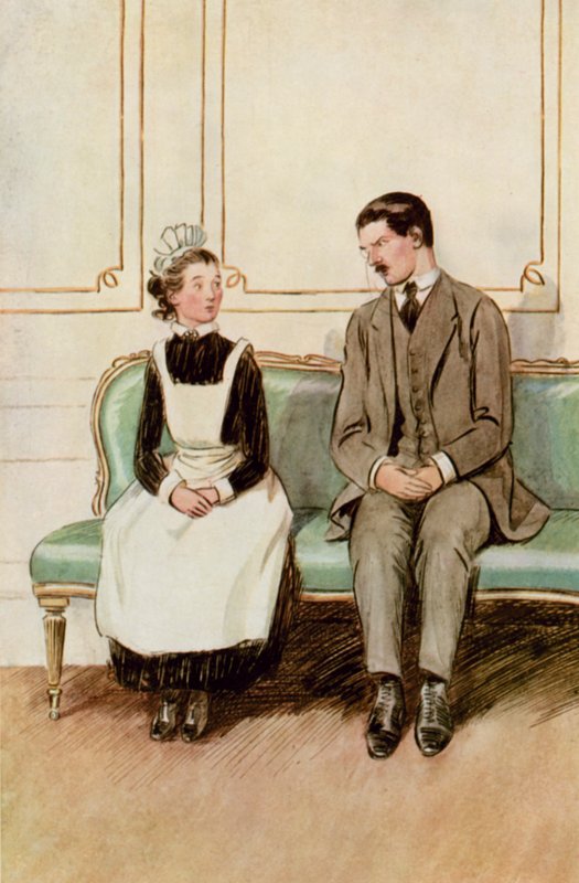 Ilustrace pro J M Barrie Obdivuhodný Crichton od Hugh Thomson