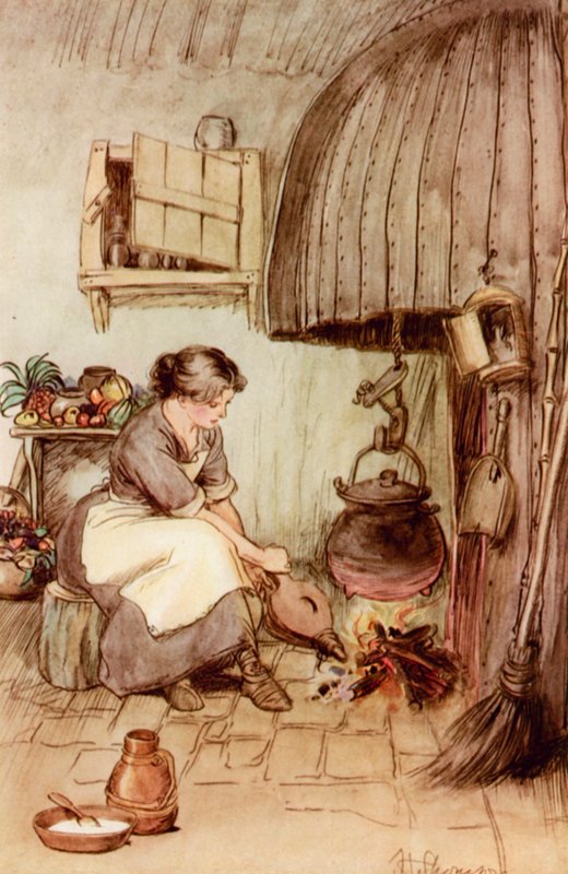 Ilustrace pro J M Barrie Obdivuhodný Crichton od Hugh Thomson