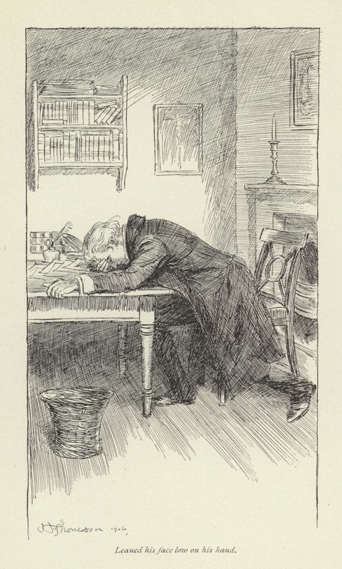 Ilustrace pro Janets Repentance od George Eliota od Hugh Thomson