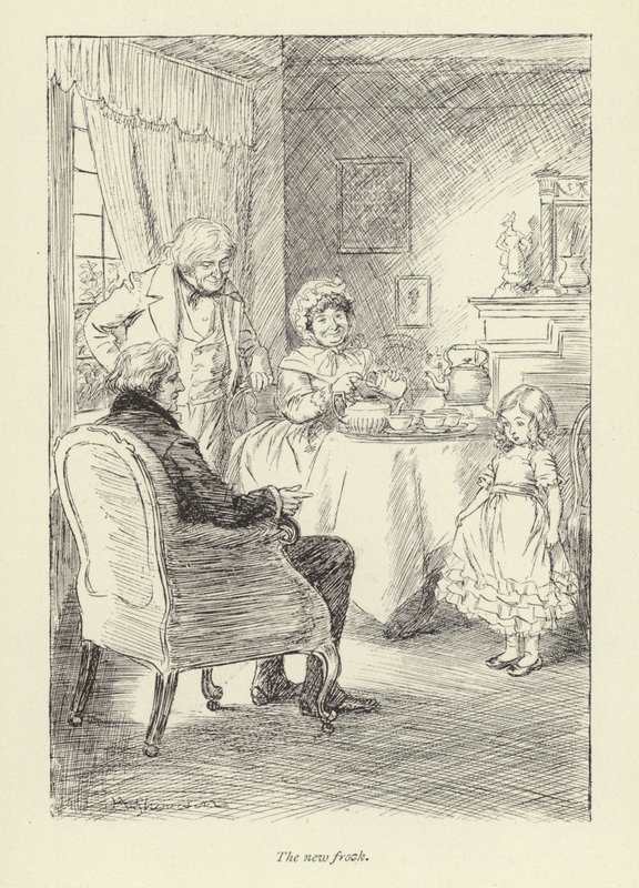 Ilustrace pro Janets Repentance od George Eliota od Hugh Thomson