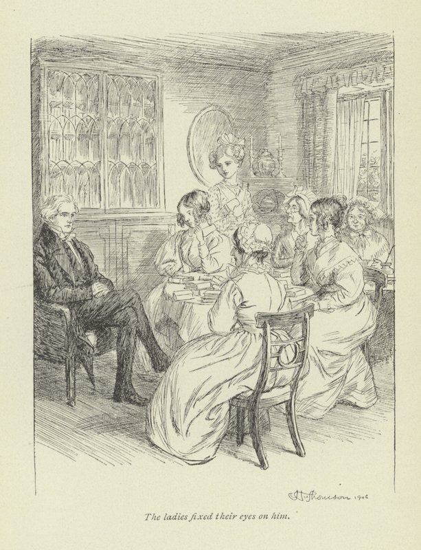 Ilustrace pro Janets Repentance od George Eliota od Hugh Thomson