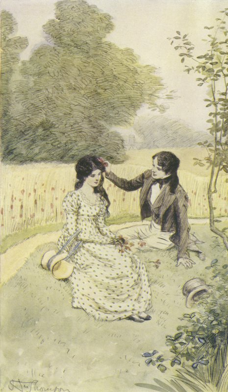 Ilustrace pro Janets Repentance od George Eliota od Hugh Thomson