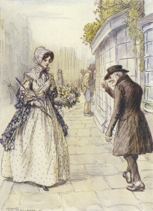 Ilustrace pro Janets Repentance od George Eliota od Hugh Thomson