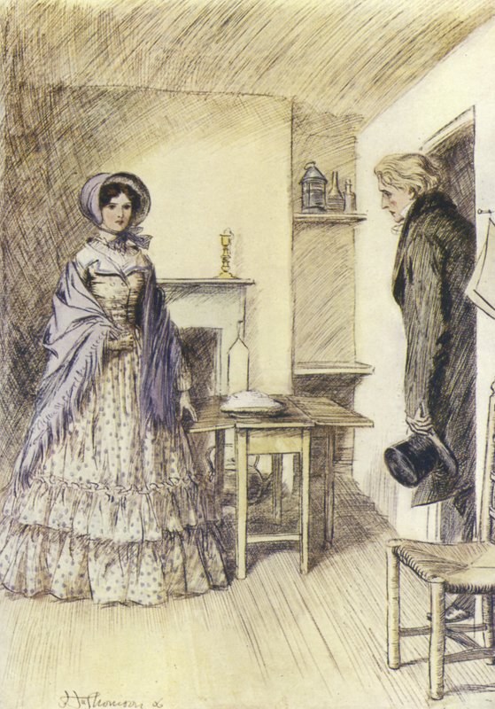 Ilustrace pro Janets Repentance od George Eliota od Hugh Thomson