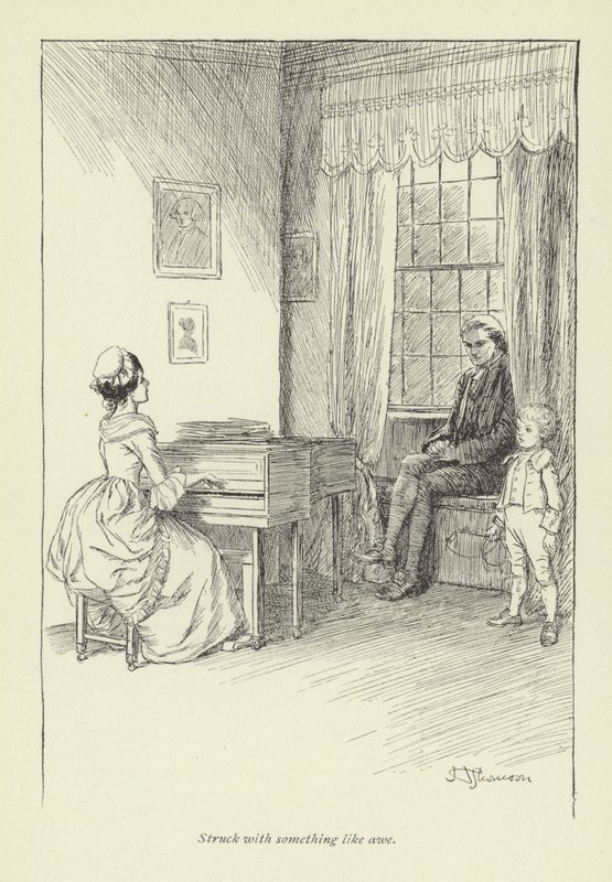Ilustrace pro pana Gilfilse Love Story od George Eliota od Hugh Thomson
