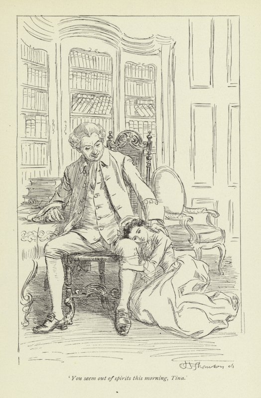 Ilustrace pro pana Gilfilse Love Story od George Eliota od Hugh Thomson