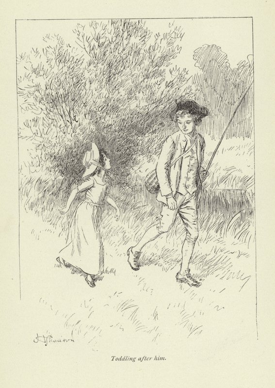 Ilustrace pro pana Gilfilse Love Story od George Eliota od Hugh Thomson