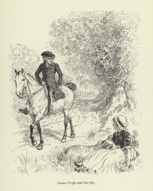 Ilustrace pro pana Gilfilse Love Story od George Eliota od Hugh Thomson