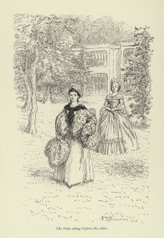Ilustrace pro pana Gilfilse Love Story od George Eliota od Hugh Thomson