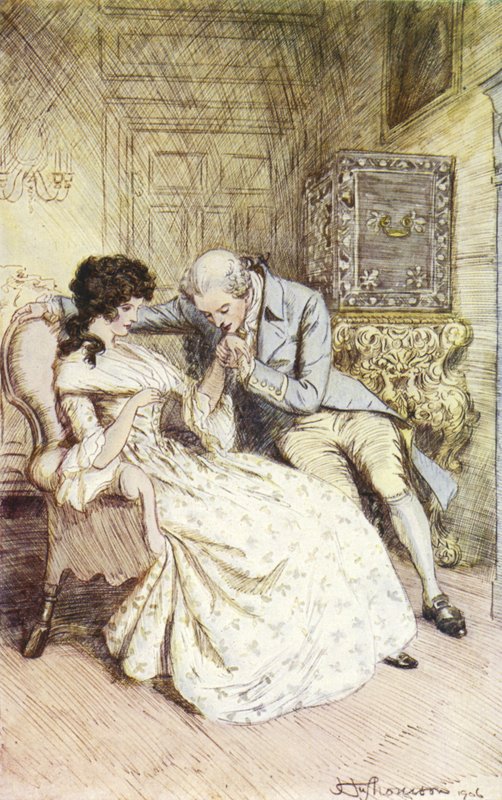 Ilustrace pro pana Gilfilse Love Story od George Eliota od Hugh Thomson
