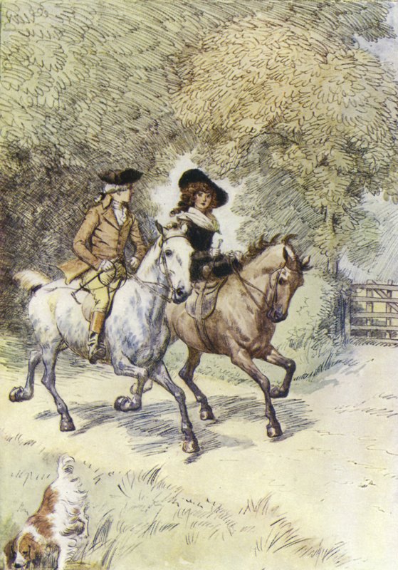 Ilustrace pro pana Gilfilse Love Story od George Eliota od Hugh Thomson
