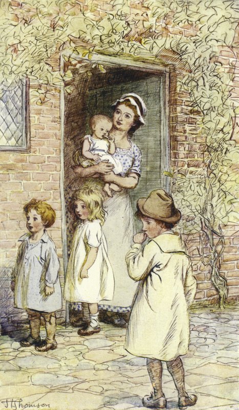 Ilustrace pro pana Gilfilse Love Story od George Eliota od Hugh Thomson