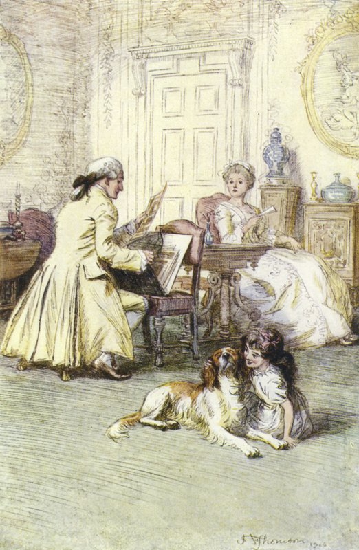 Ilustrace pro pana Gilfilse Love Story od George Eliota od Hugh Thomson