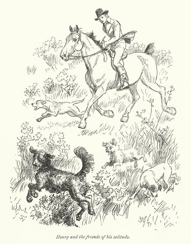 Ilustrace pro Northanger Abbey od Jane Austen (litho) od Hugh Thomson