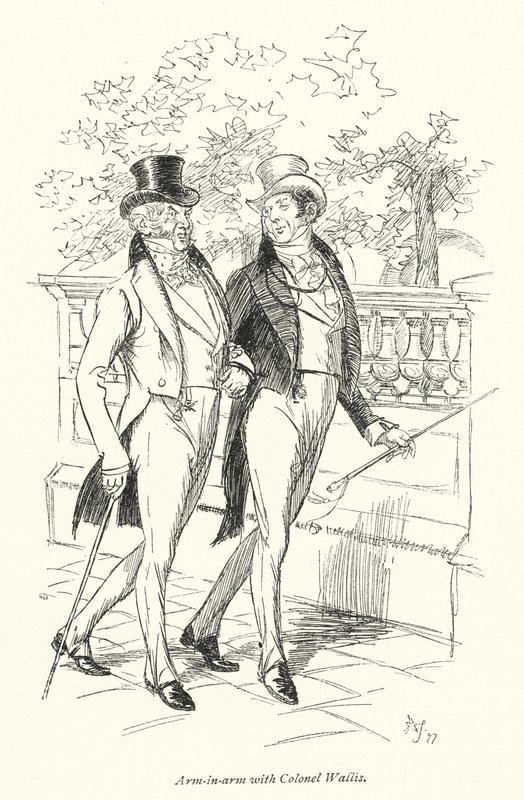 Ilustrace k přesvědčování od Jane Austenové (litho) od Hugh Thomson