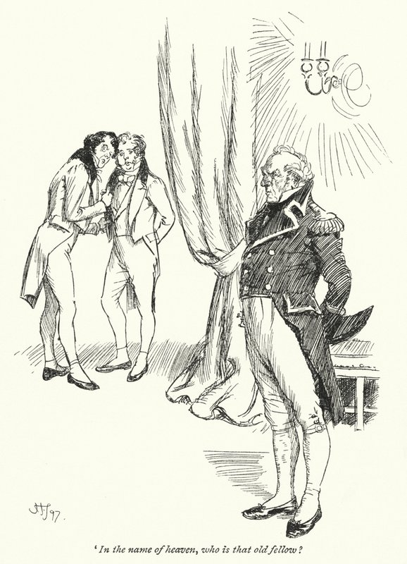 Ilustrace k přesvědčování od Jane Austenové (litho) od Hugh Thomson