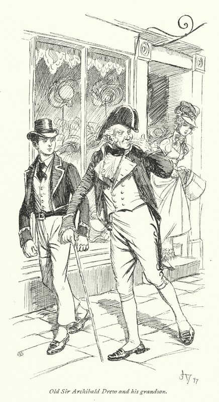 Ilustrace k přesvědčování od Jane Austenové (litho) od Hugh Thomson