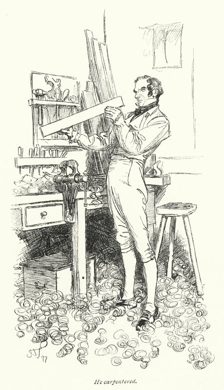 Ilustrace k přesvědčování od Jane Austenové (litho) od Hugh Thomson