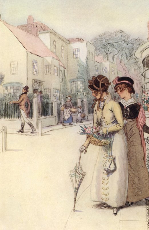 Ilustrace pro kvalitní ulici od Hugh Thomson