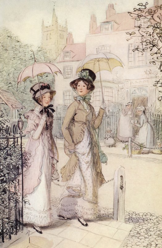Ilustrace pro kvalitní ulici od Hugh Thomson