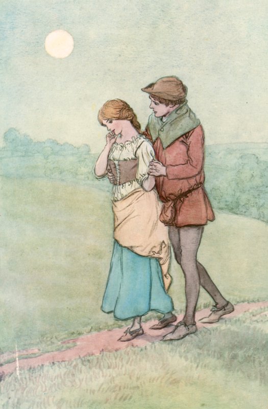 Ilustrace pro Shakespearovo dílo Jak se vám líbí od Hugh Thomson