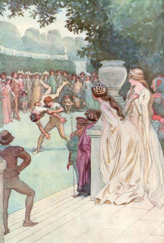 Ilustrace pro Shakespeara, jak se vám líbí od Hugh Thomson