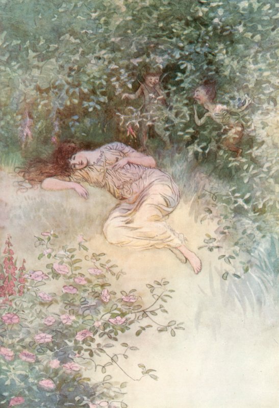 Ilustrace pro Shakespeara, jak se vám líbí od Hugh Thomson