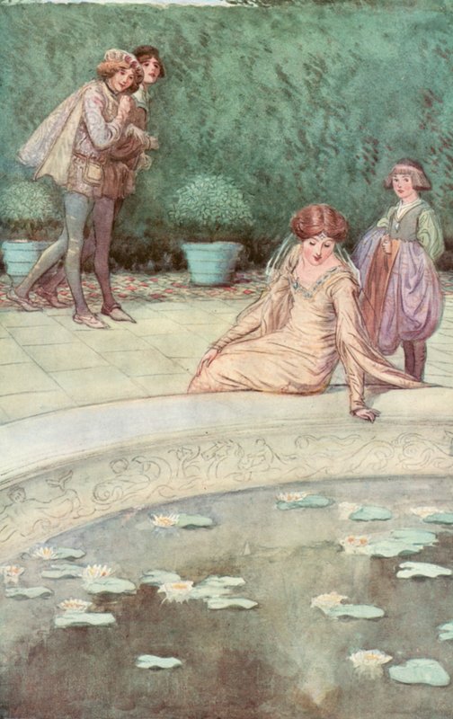 Ilustrace pro Shakespeara, jak se vám líbí od Hugh Thomson